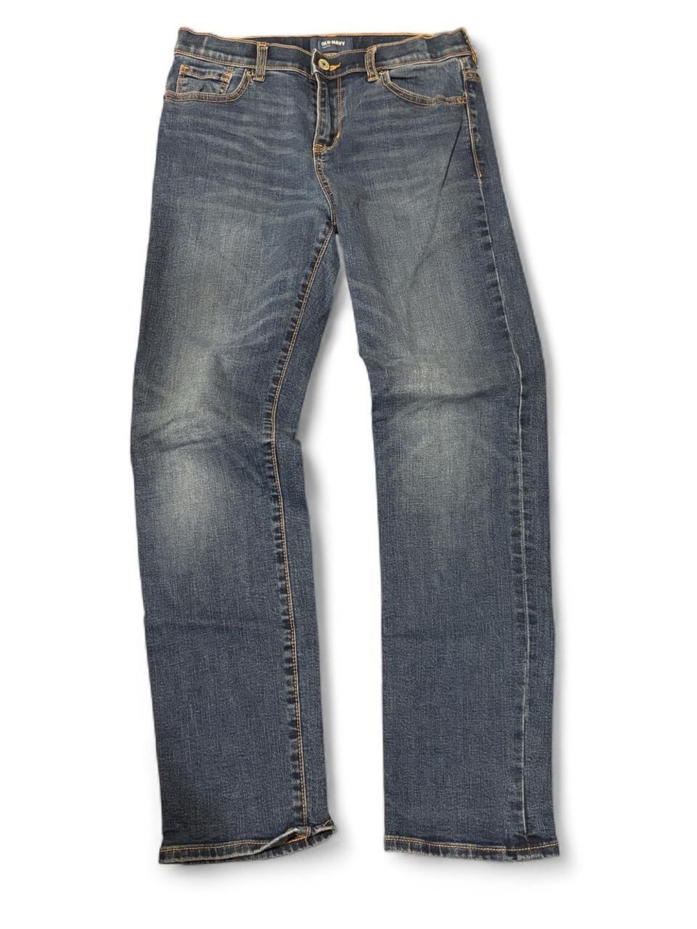 Old Navy Boy’s Faded Blue Straight Jeans
